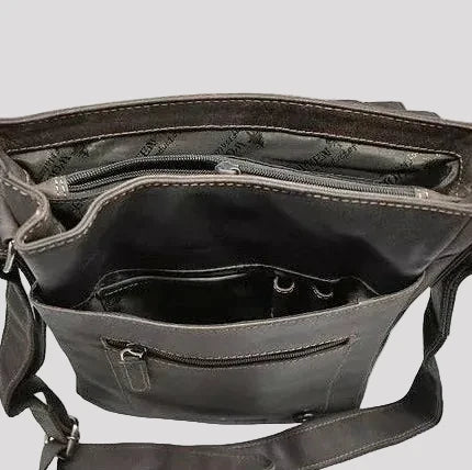 Greenwood Leather Messenger Bag-11