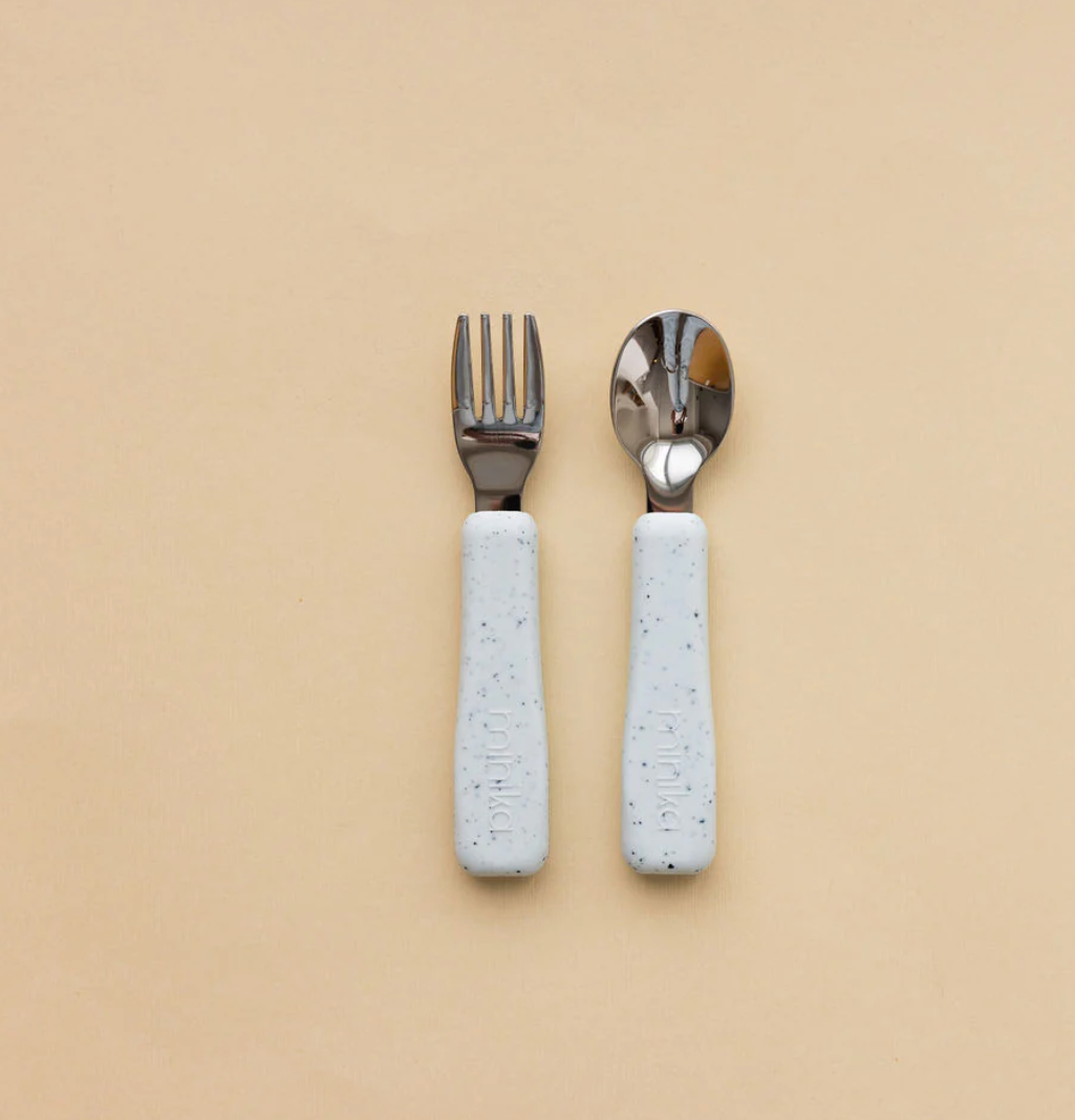 Metal Fork and Spoon Set-10