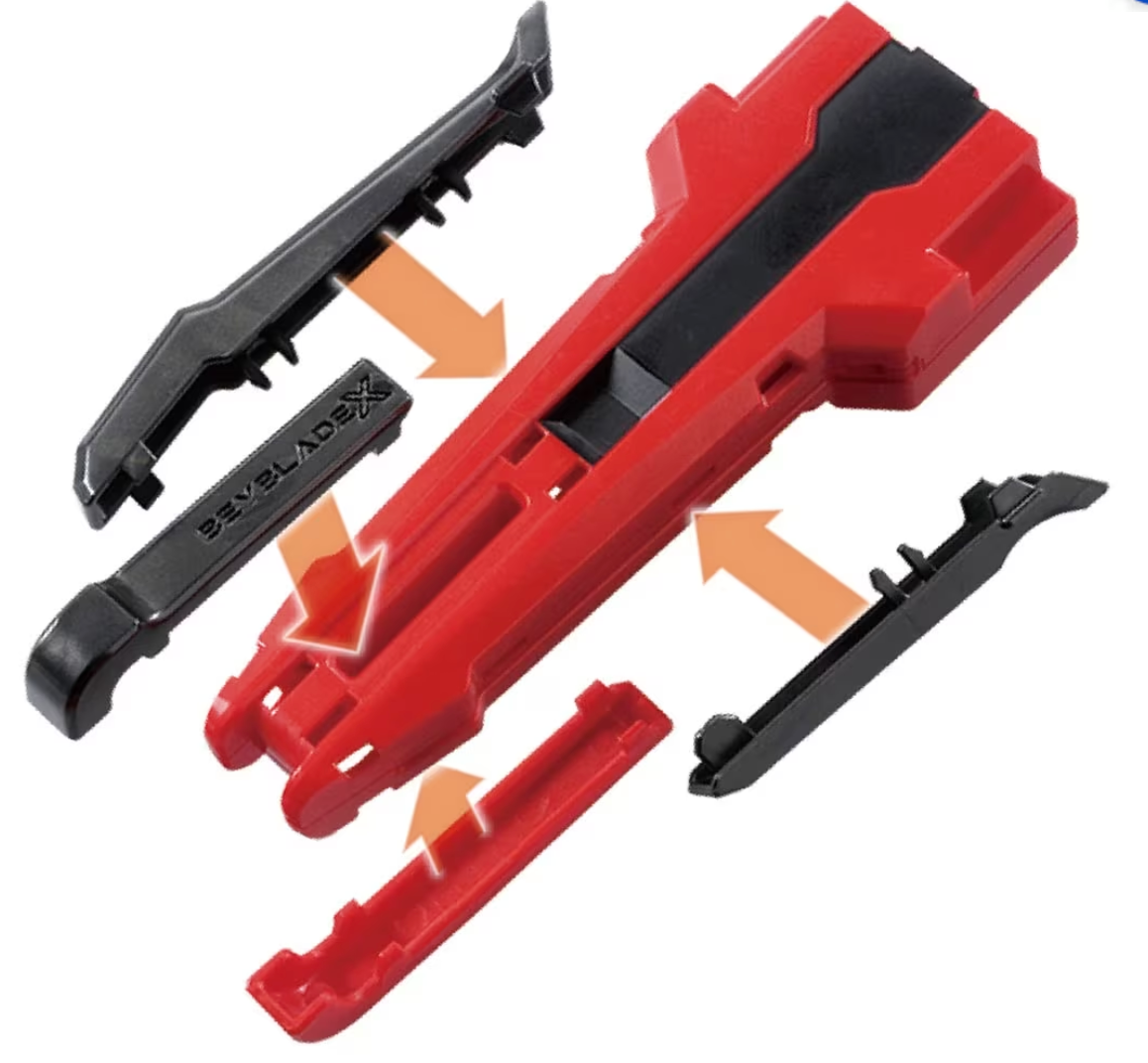 (Takara Tomy) Beyblade X - BX-30 - Custom Grip (Red Ver.)