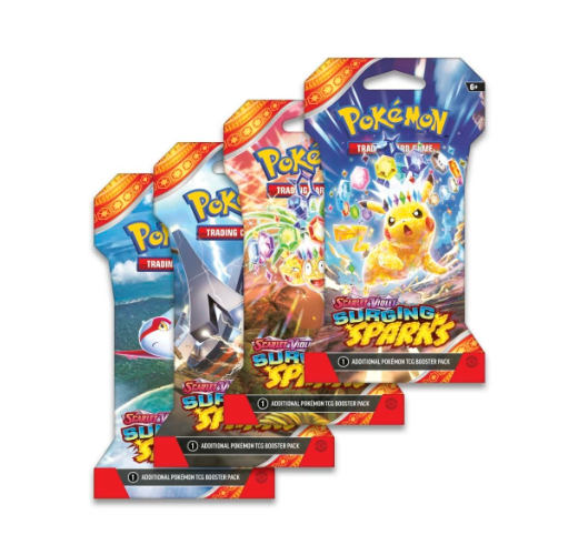 Pokémon TCG - Scarlet & Violet - Surging Sparks - Sleeved Booster Pack-1