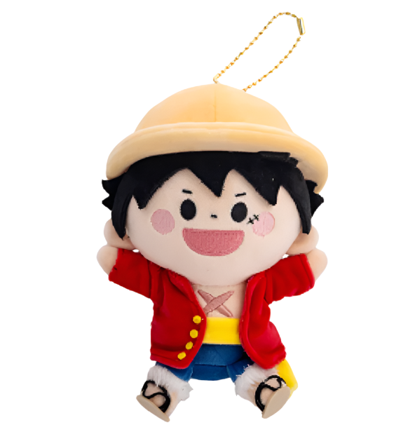 [One Piece] Banzai! Plush keychain Luffy