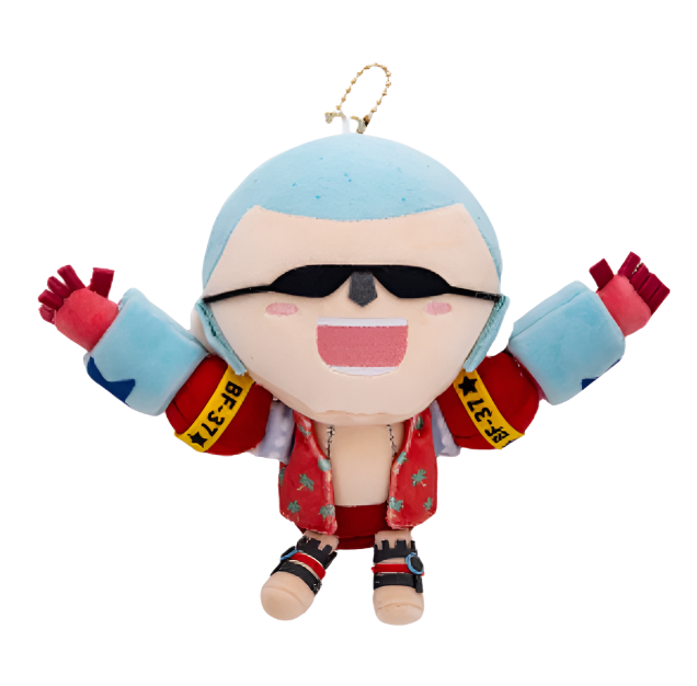 [One Piece] Banzai! Plush keychain Franky