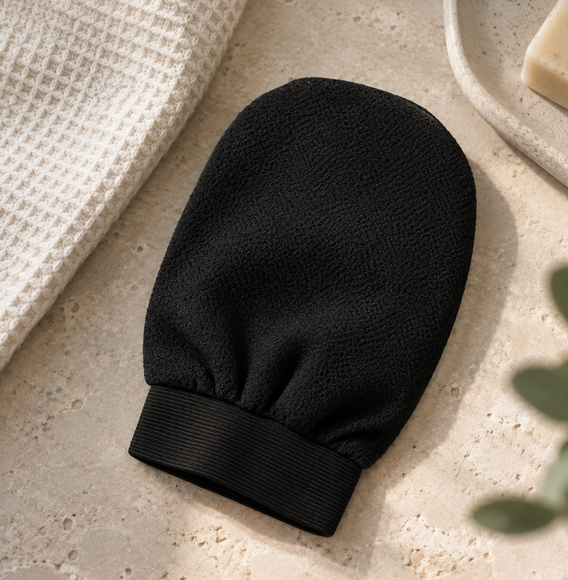 Kessa Exfoliating Glove | Black-1