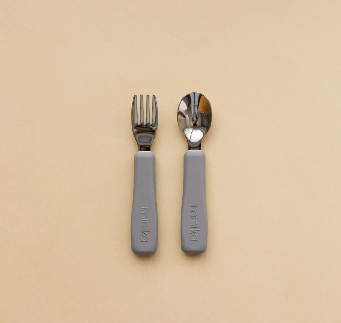 Metal Fork and Spoon Set-8