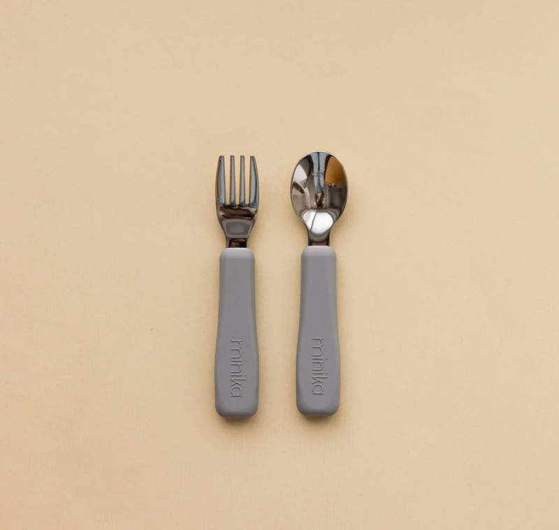 Metal Fork and Spoon Set-8
