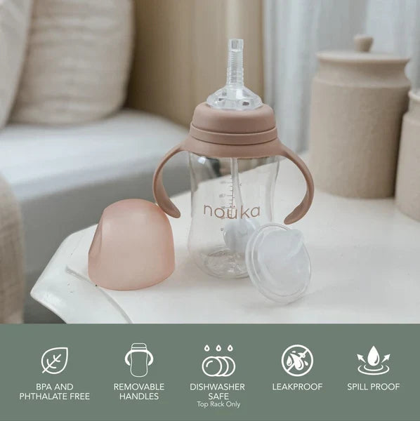 Transitional Sippy/Weighted Straw Cup | noüka | Wave-3
