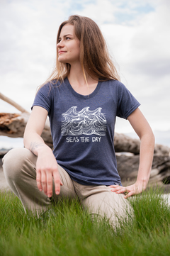 SEAS THE DAY - Women's Eco Tee-1