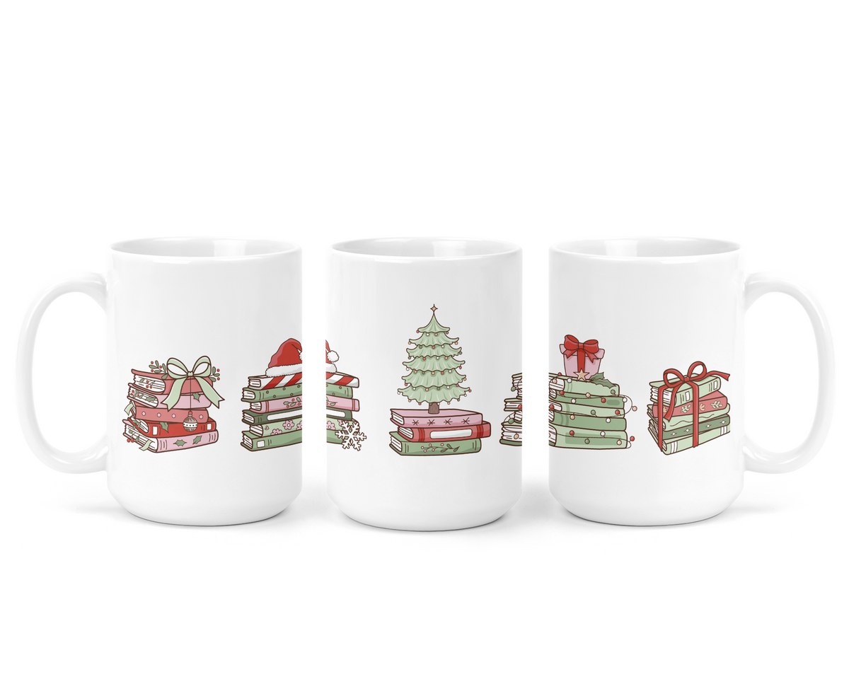Seasons Readings Ceramic Mug | Bookish | Christmas Mug | Book Mug-1