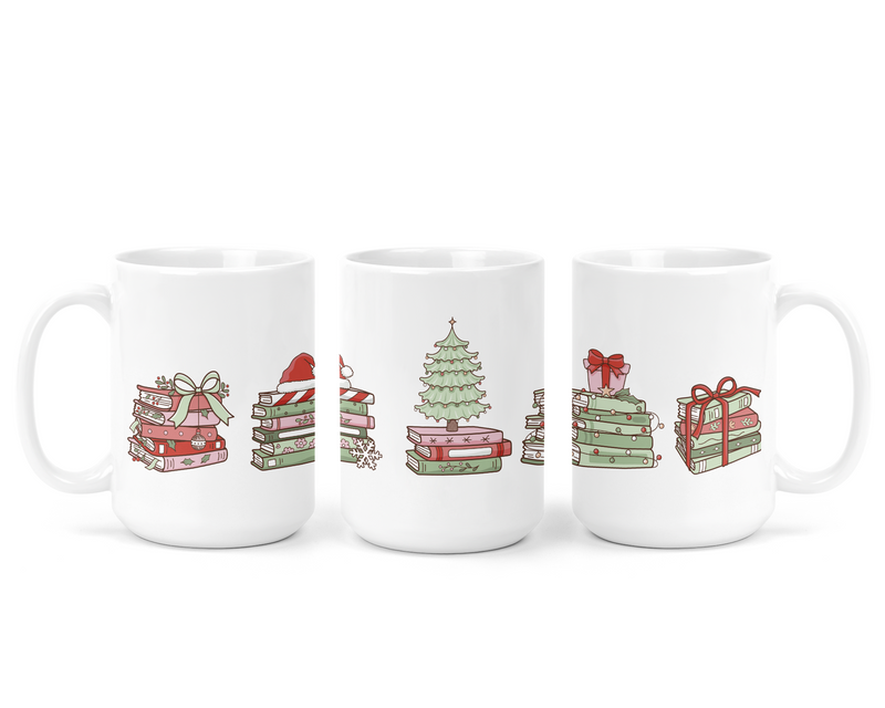 Seasons Readings Ceramic Mug | Bookish | Christmas Mug | Book Mug-1