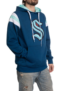Seattle Kraken Varsity Retro Style Hoodie-2