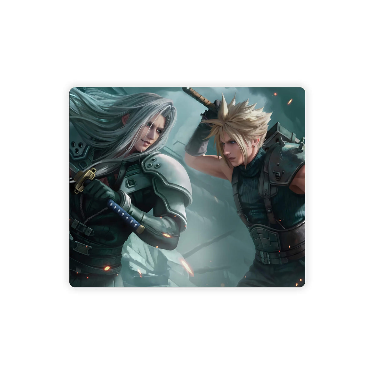 Sephiroth VS Cloud Strife Mouse Pad-3