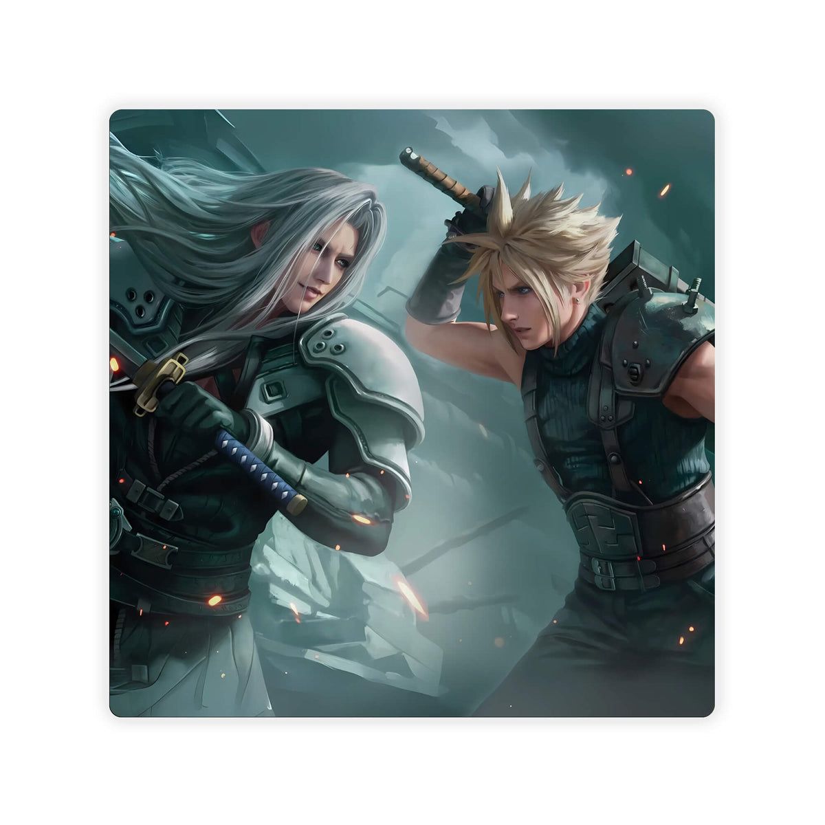 Sephiroth VS Cloud Strife - Double Mat-1