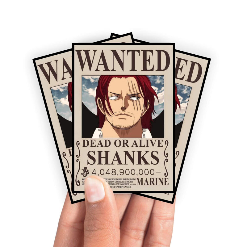 Shanks Wanted Poster Card Sleeves-1
