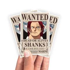 Shanks Wanted Poster Card Sleeves-2