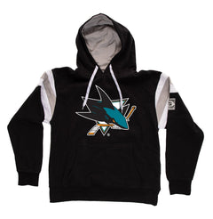 San Jose Sharks Varsity Retro Style Hoodie-1