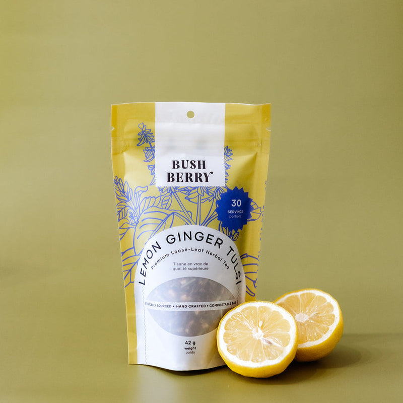Organic Lemon Ginger Tulsi Tea-1