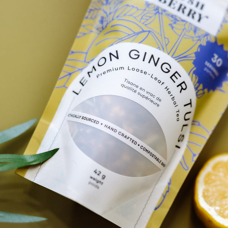 Organic Lemon Ginger Tulsi Tea-3