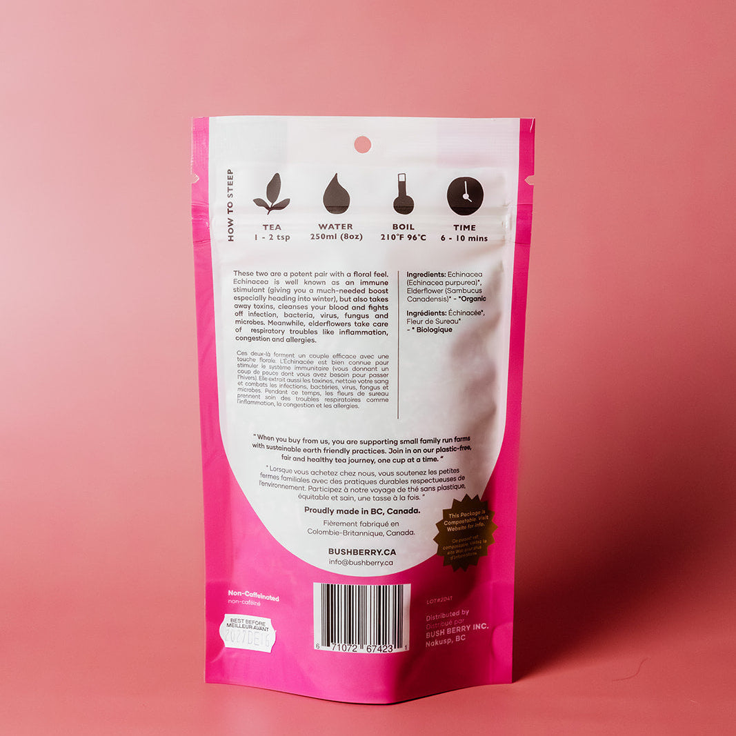 Organic Echinacea + Elderflower tea-5
