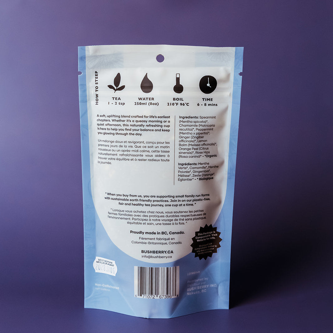 Organic Early Glow Tea | First Trimester Herbal Tea-4