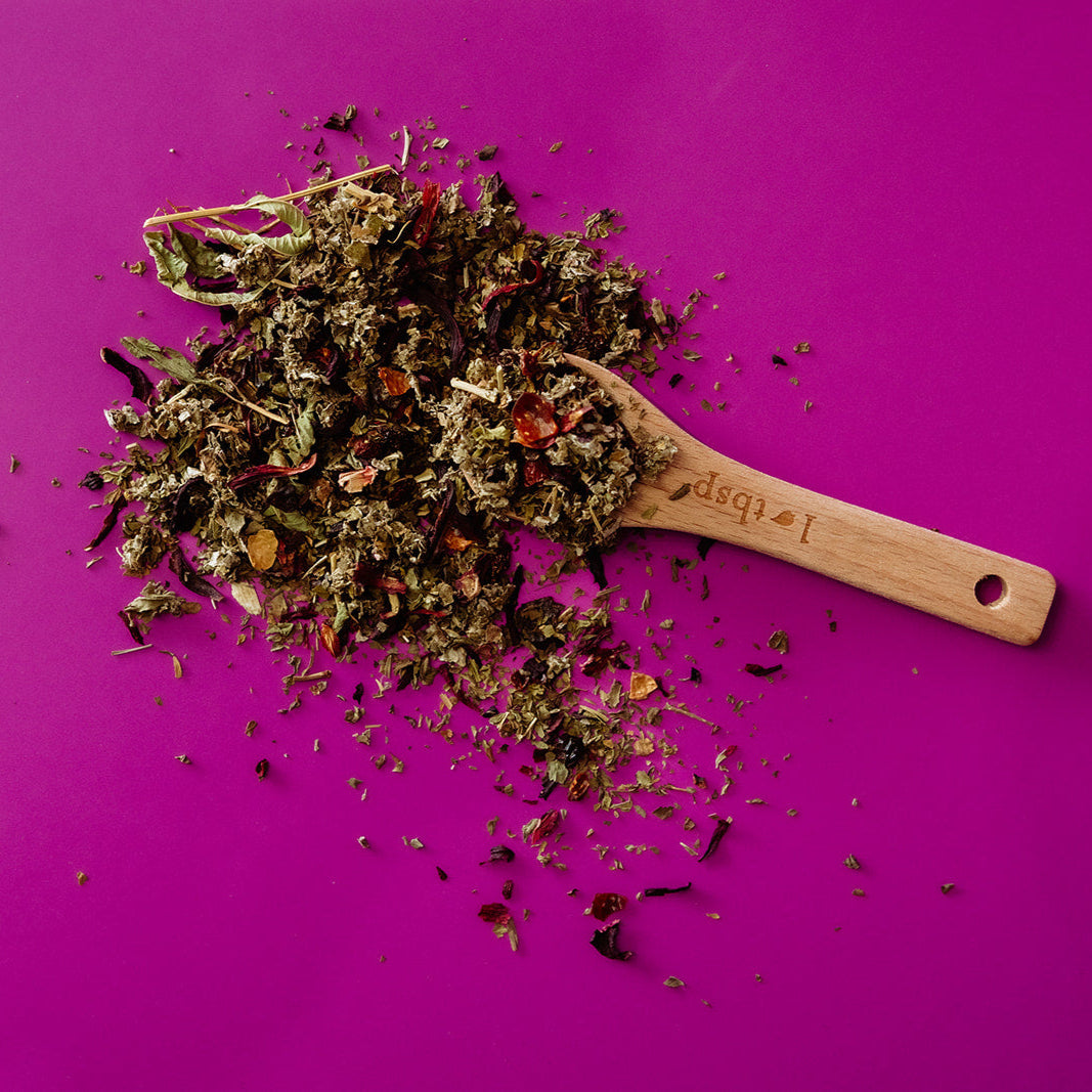 Organic Wild Raspberry Hibiscus Tea-2