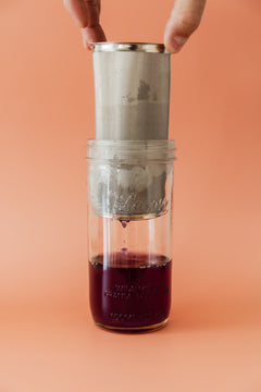 Iced Tea Infuser | Fits a Wide Mout Quart or 1/2 Gallon Mason Jar-2