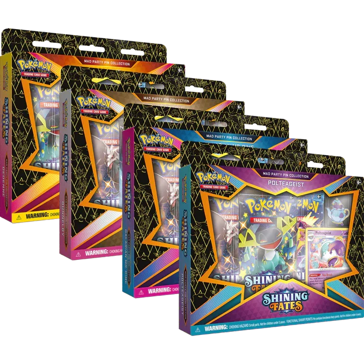 Pokémon TCG - Sword & Shield - Shining Fates - Mad Party Pin Collection