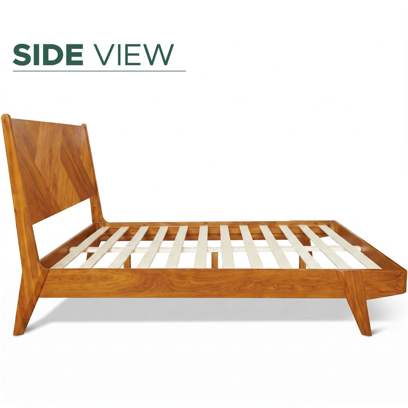 Estructura de cama de madera maciza Gazelle-6