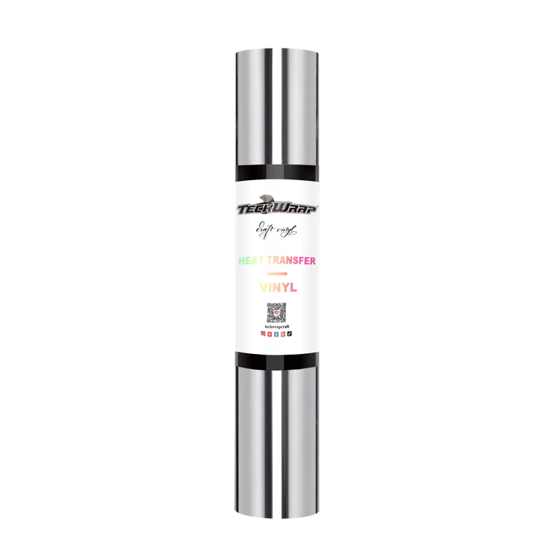 Teckwrap Metallic Chrome HTV- Silver | Durable, Easy-to-Use, and Multi-Purpose!-1