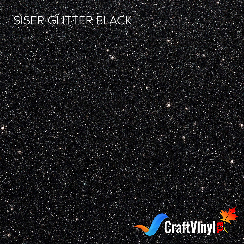 Siser Glitter Black Heat Transfer-1