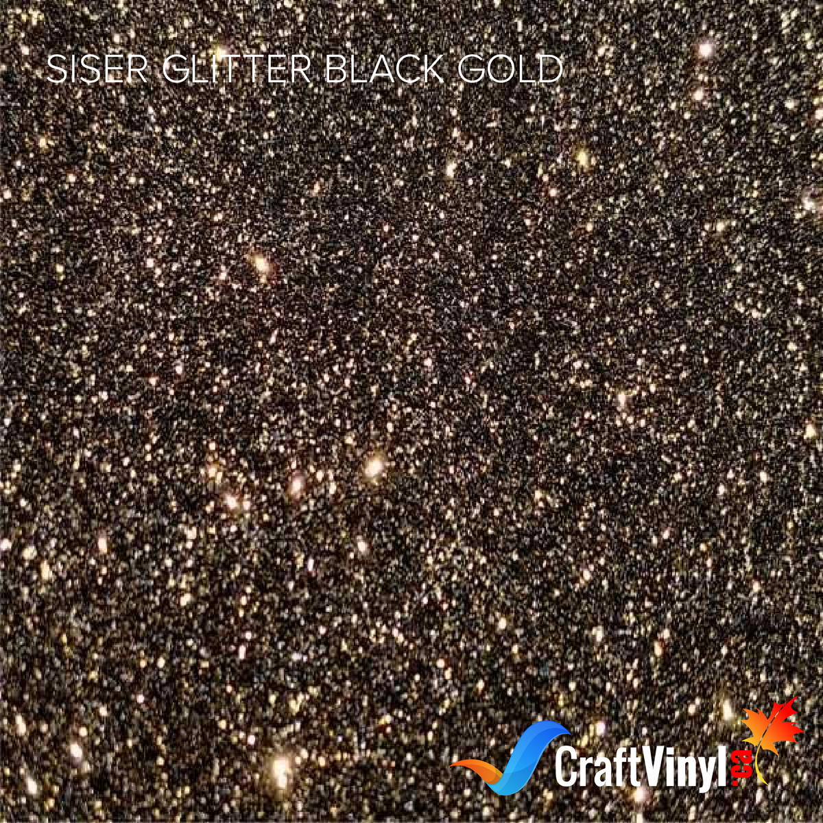 Siser Glitter Black Gold-1