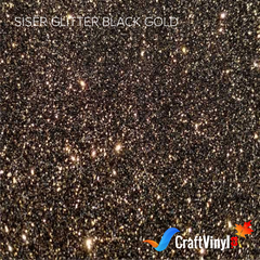 Siser Glitter Black Gold-1