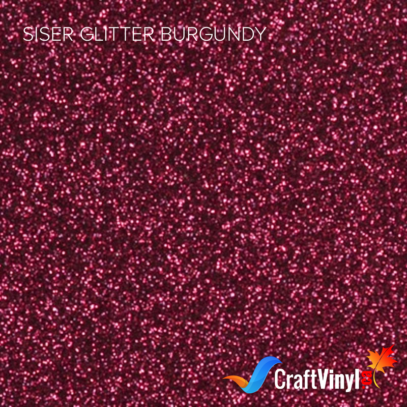 Siser Glitter Burgundy-1