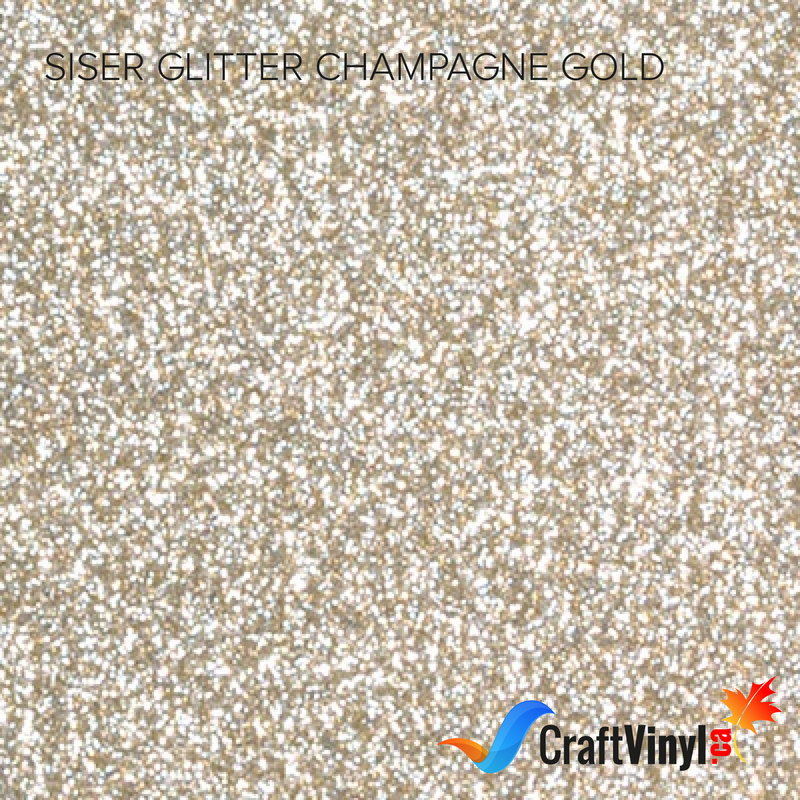 Siser Glitter Champagne Gold-1