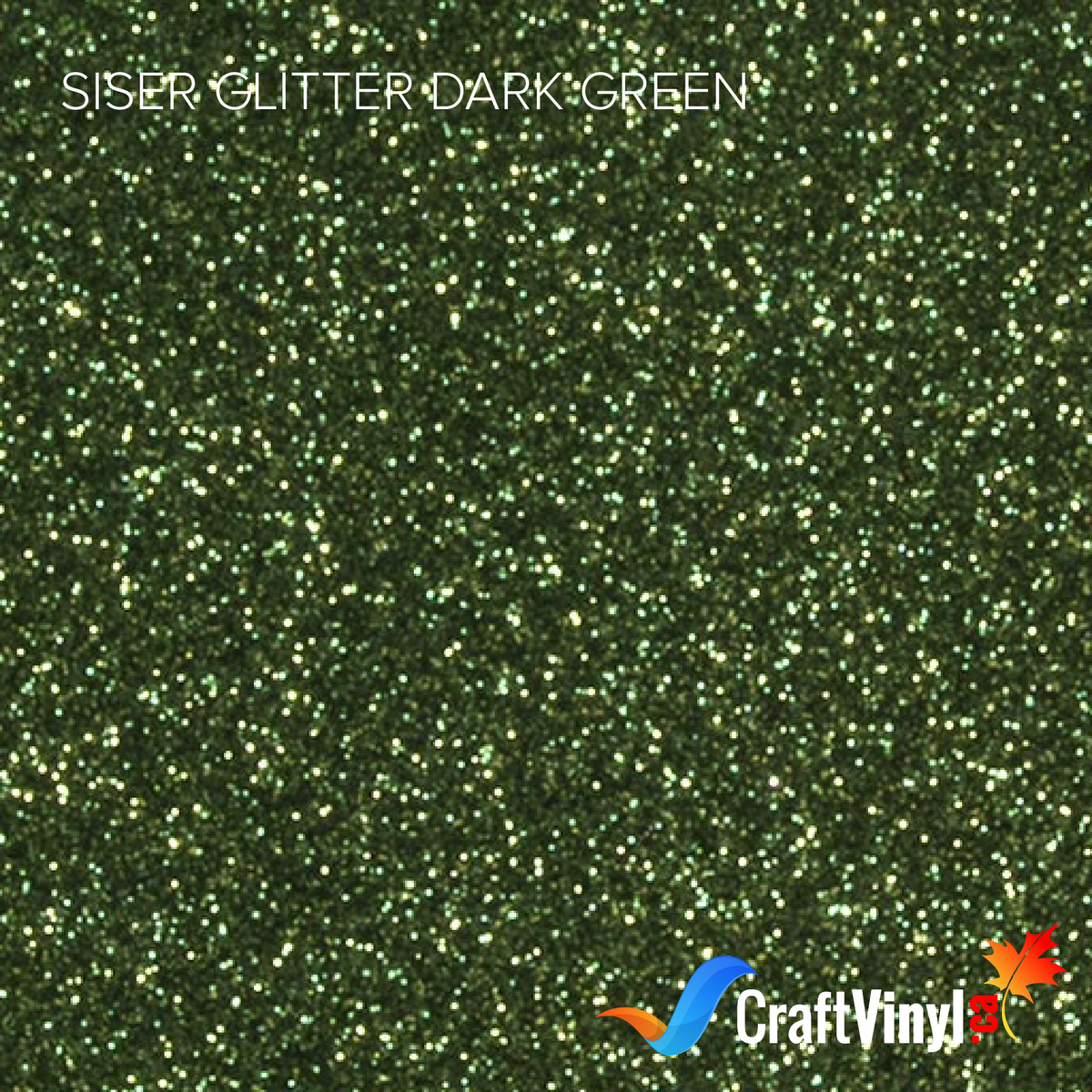Siser Glitter Dark Green-1