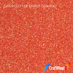 Siser Glitter Ember Orange-1