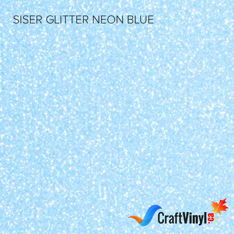 Siser Glitter Neon Blue-1