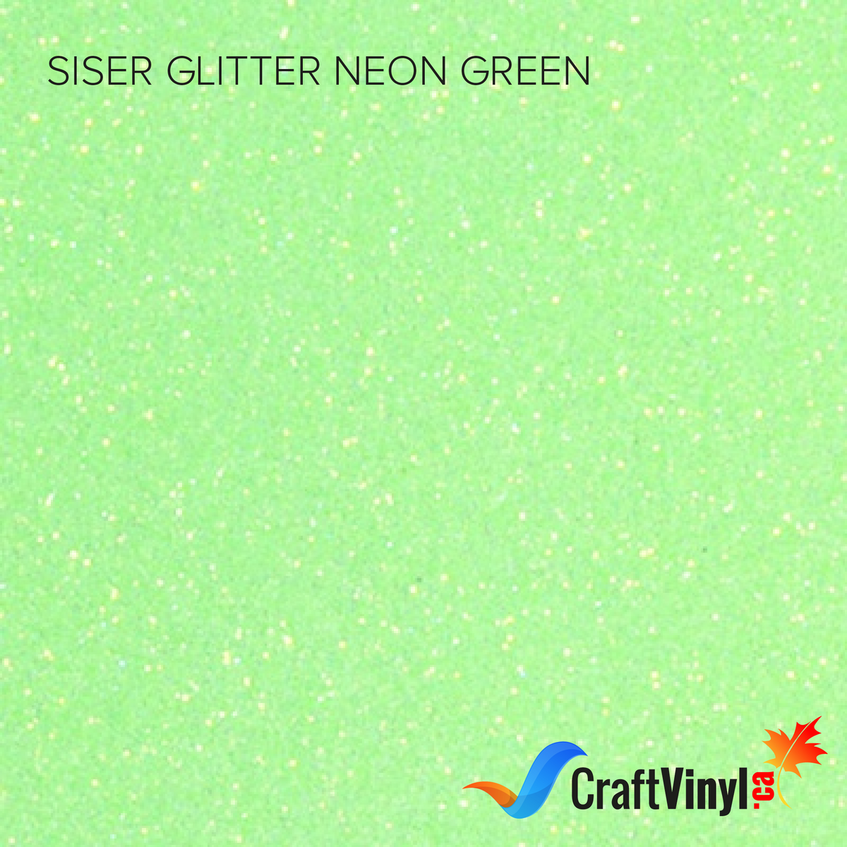 Siser Glitter Neon Green-1