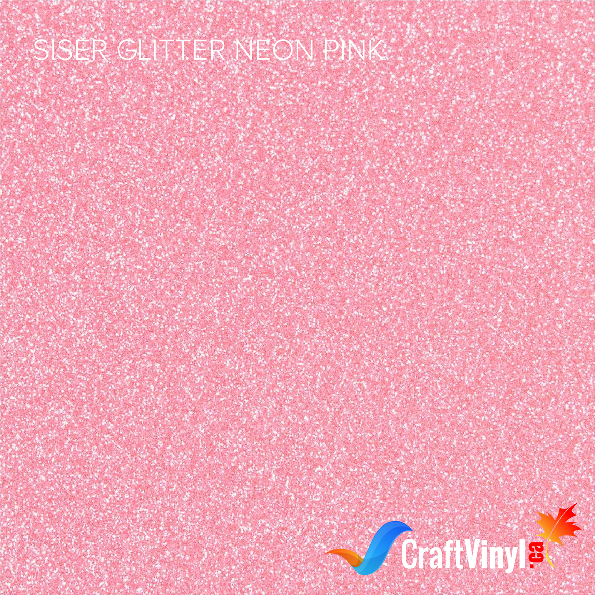 Siser Glitter Neon Pink-1