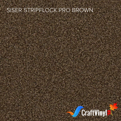 Siser Brown StripFlock Pro Heat Transfer Vinyl-1