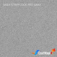 Siser Gray StripFlock Pro Heat Transfer Vinyl-1