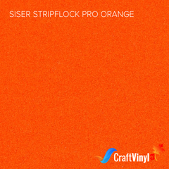 Siser Orange StripFlock Pro Heat Transfer Vinyl-1
