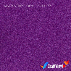Siser Purple StripFlock Pro Heat Transfer Vinyl-1