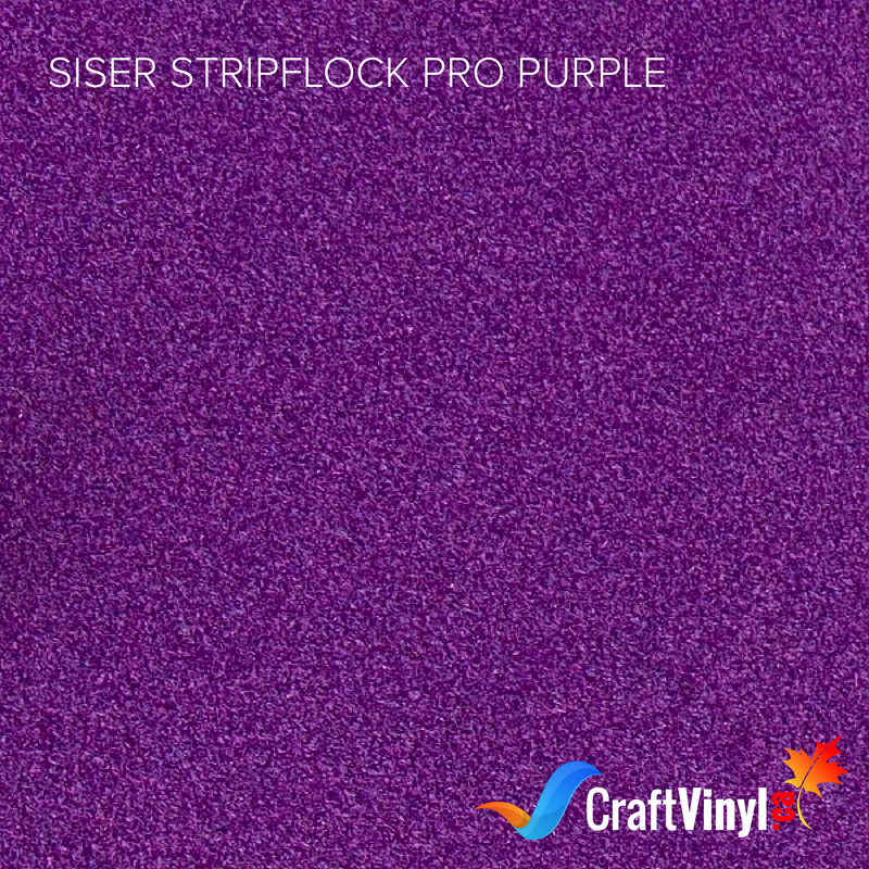 Siser Purple StripFlock Pro Heat Transfer Vinyl-1
