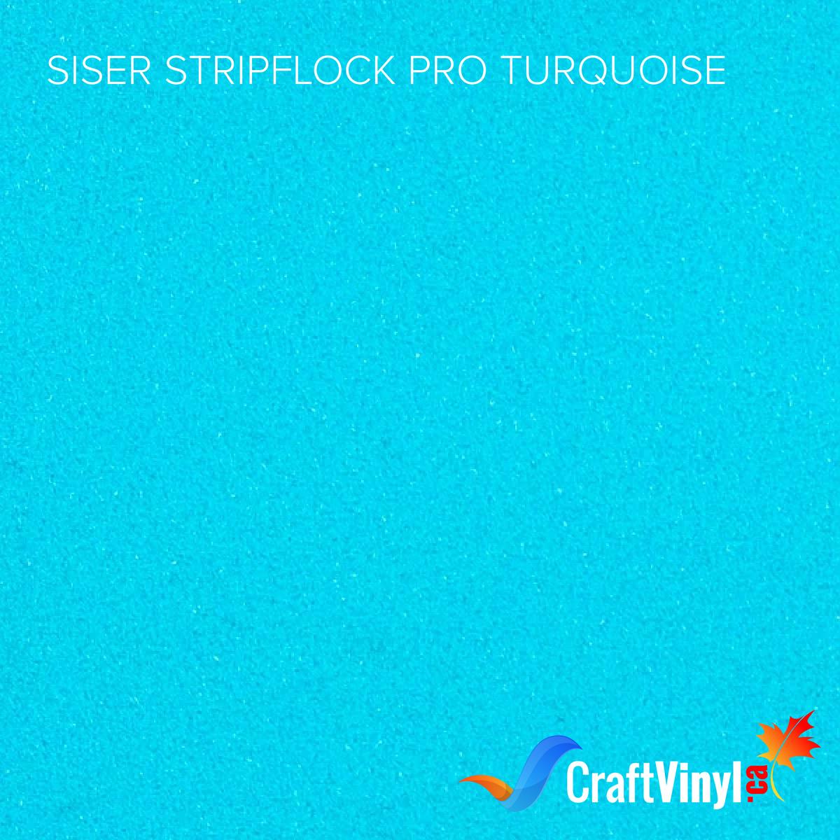 Siser Turquoise StripFlock Pro Heat Transfer Vinyl-1