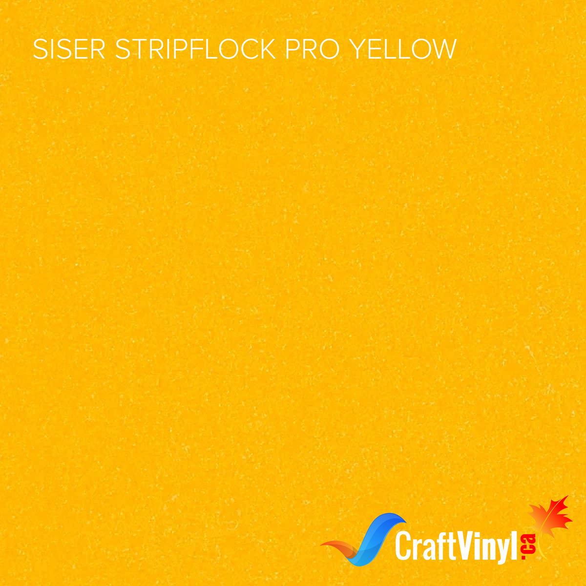 Siser Yellow StripFlock Pro Heat Transfer Vinyl ( discontinued by Siser, will replace by new product)-1
