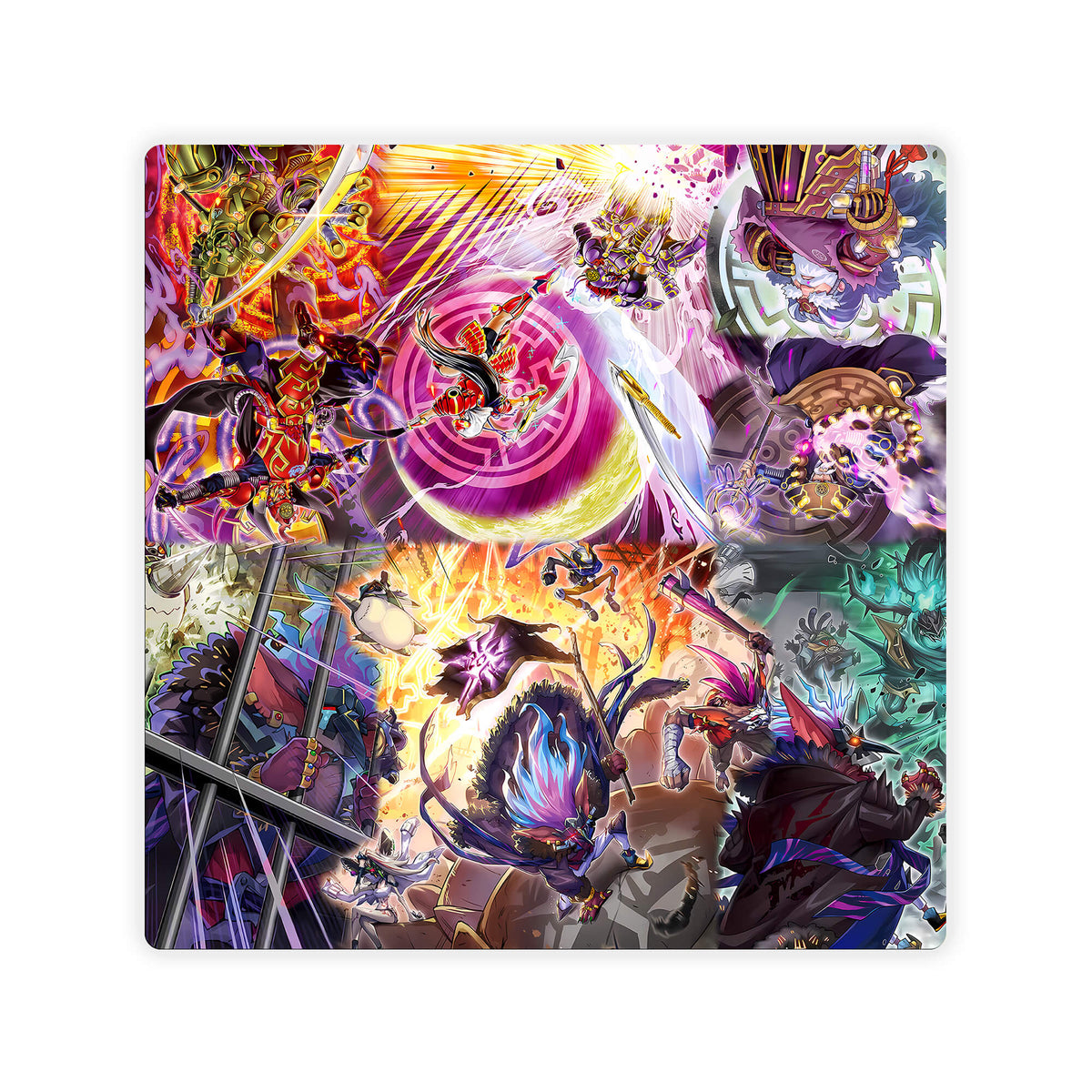 Six Samurai x Goblin Biker - Double Mat-1