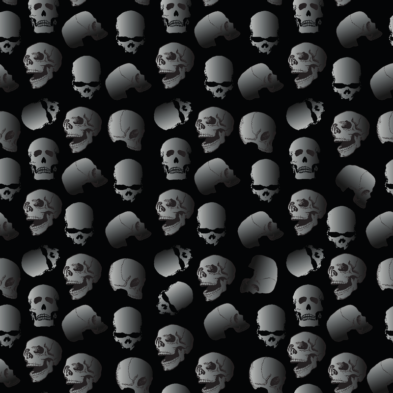 Craft HTV  Spooky Halloween Skull Pattern 2-1