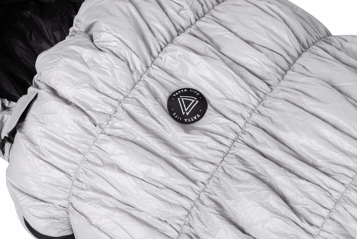 Goose Down Sleeping Bag - Black-6