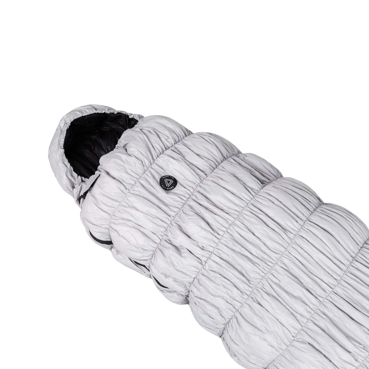 Goose Down Sleeping Bag - Black-5