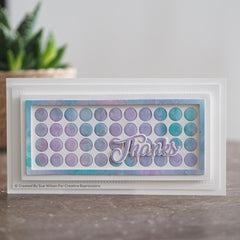 Sue Wilson Slimline Large Circles Background Craft Die-2